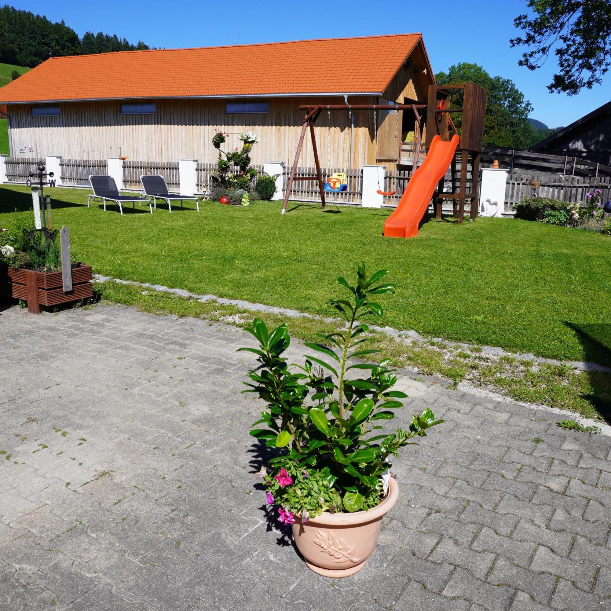Ferienwohnung Linder Hopferau Bagian luar foto