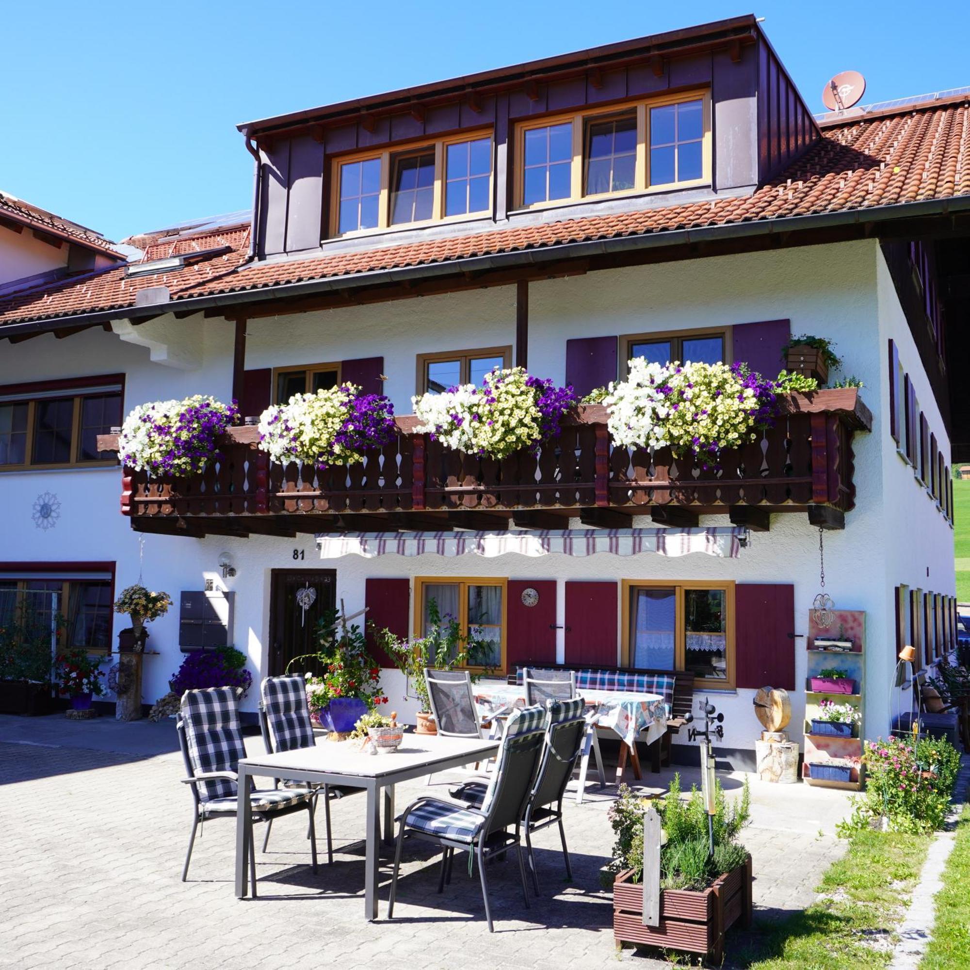 Ferienwohnung Linder Hopferau Bagian luar foto