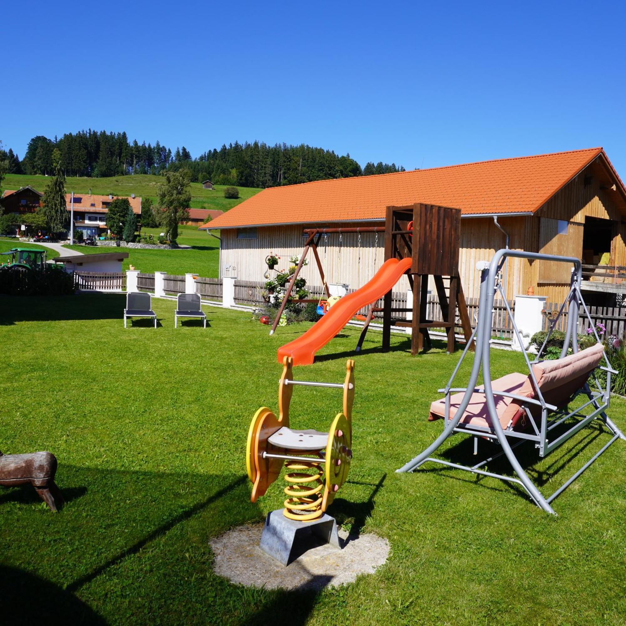 Ferienwohnung Linder Hopferau Bagian luar foto